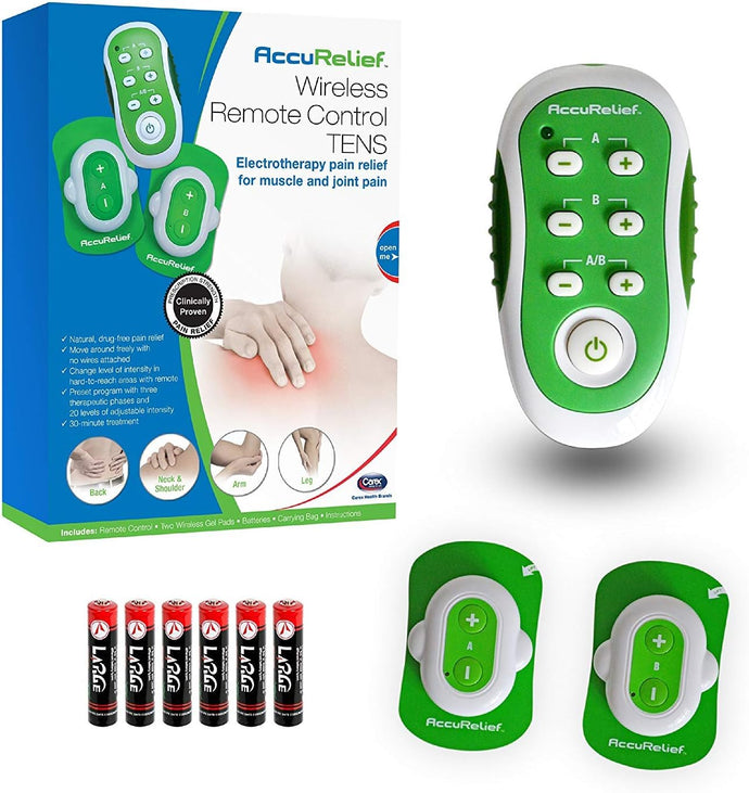 TENS unit and 2 Wireless Pads for Home Therapy