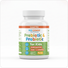 KidGenius All Natural Digestion Supplement - Prebiotic and Probiotic for Digestion