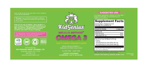 Omega 3 Liquid for Kids - Kid Genius
