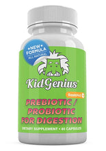 KidGenius All Natural Digestion Supplement - Prebiotic and Probiotic for Digestion