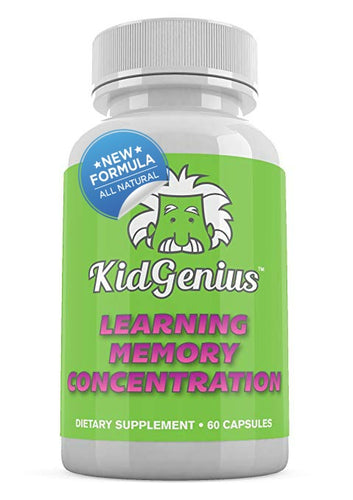KidGenius Learning, Memory & Concentration Supplement- Left Brain